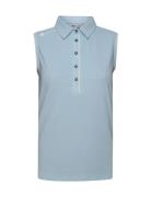 Ladies Classic Top Sport T-shirts & Tops Polos Blue BACKTEE