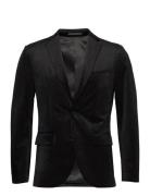 Mageorge F Suits & Blazers Blazers Single Breasted Blazers Black Matin...