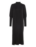 My Essential Wardrobe Ellemw Puff Long Dress Svart