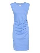 Kaindia Round-Neck Dress Kort Klänning Blue Kaffe