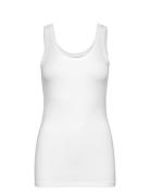 Pamila Top - Tops T-shirts & Tops Sleeveless White B.young