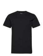 Slhnorman180 Ss O-Neck Tee S Tops T-shirts Short-sleeved Black Selecte...