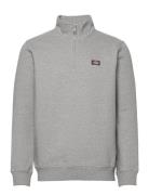 Oakport Quarter Zip Designers Sweat-shirts & Hoodies Sweat-shirts Grey...