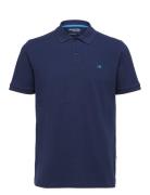 Selected Homme Slhdante Ss Polo Noos Marinblå