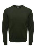 ONLY & SONS Onswyler Life Reg 14 Ls Crew Knit Noos Grön