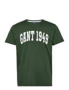 Md. Fall Ss T-Shirt Tops T-shirts Short-sleeved Green GANT