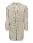 Kognewchunky L/S Cardigan Knt Tops Knitwear Cardigans Cream Kids Only