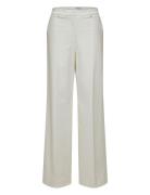Slfeliana Hw Wide Pant N Bottoms Trousers Suitpants White Selected Fem...
