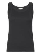 Arvidapw To Tops T-shirts & Tops Sleeveless Black Part Two