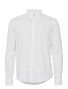 Casual Friday Cfanton 0053 Bd Ls Linen Mix Shirt Vit