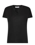 MSCH Copenhagen Mschfenya Modal V Neck Tee Svart