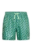 NIKE SWIM Nike 5" Volley Short Swoosh Link Grön