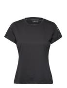 W Spray Technical Tee Sport T-shirts & Tops Short-sleeved Black Sail R...