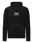 Blåvand Fleece Hoodie Tops Sweat-shirts & Hoodies Hoodies Black H2O