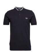 Fred Perry Bomber Collar Polo Marinblå