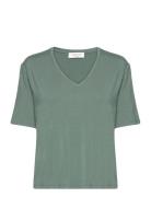 Rosemunde Viscose T-Shirt Khaki Green