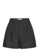 Gina Tricot Linen Shorts Svart