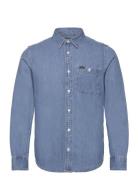 Leesure Shirt Tops Shirts Casual Blue Lee Jeans