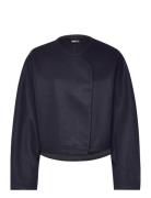 Short Jacket Outerwear Jackets Light-summer Jacket Navy Gina Tricot