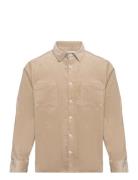 Wax London Whiting Overshirt Kräm