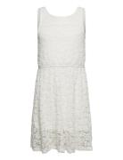 Lindex Dress Lace Skater Vit