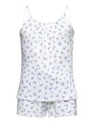 Lindex Pyjama Set Pointelle Singlet A Vit