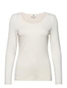 Noa Noa Long Sleeve T-Shirt Vit