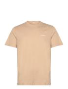 Dune Logo Ss Gots Tops T-shirts Short-sleeved Cream Gabba