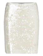 Dante6 D6Peio Sequins Skirt Vit