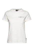 W Gale Logo Tee Sport T-shirts & Tops Short-sleeved White Sail Racing