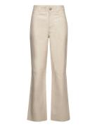 Paige Bottoms Trousers Leather Leggings-Byxor White Custommade