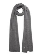 Re-Lock Knit Scarf 30X180 Accessories Scarves Winter Scarves Grey Calv...