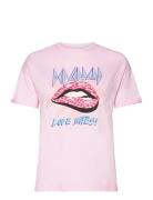 NOISY MAY Nmbrandy Valentine S/S T-Shirt Jrs Fwd Rosa