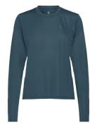Ri 3B Ls Tee Sport T-shirts & Tops Long-sleeved Blue Adidas Performanc...