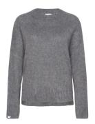 Once Untold Florie Brushed Sweater Grå