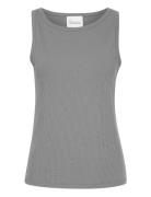 Katemw Top Tops T-shirts & Tops Sleeveless Grey My Essential Wardrobe