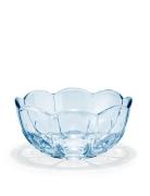 Holmegaard Lily Bowl Ø13 Cm Blue Iris 2 Pcs. Blå