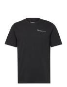 Regular Fit Knowledge Back Print T- Tops T-shirts Short-sleeved Black ...