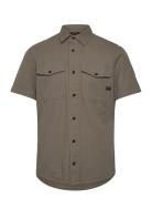 G-Star RAW Marine Slim Shirt S\S Grön