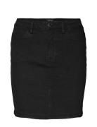 Vero Moda Vmluna Hr Denim Skirt Mix Ga Svart