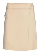 Short Skirt With Utility Details Kort Kjol Cream Coster Copenhagen