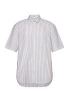 GANT Rel Heritage Poplin Stripe Ss Shrt Vit