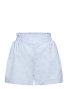 Mango Linen Shorts With Drawstring Waist Blå