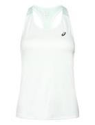 Women Court Tank Sport T-shirts & Tops Sleeveless Green Asics