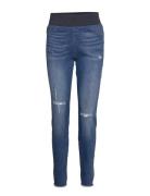 Fqshantal-Pa-Ankel-Broken Bottoms Jeans Slim Blue FREE/QUENT