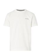 Calvin Klein Micro Logo Interlock T-Shirt Vit