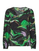 Frgila Bl 1 Tops Blouses Long-sleeved Green Fransa