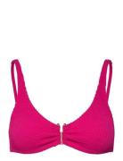 Lindex Swim Bra Adelle Crepe Rosa