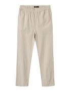 LMTD Nlnhill Stripe Reg Pant Beige