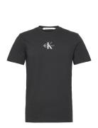 Calvin Klein Jeans Monologo Regular Tee Svart